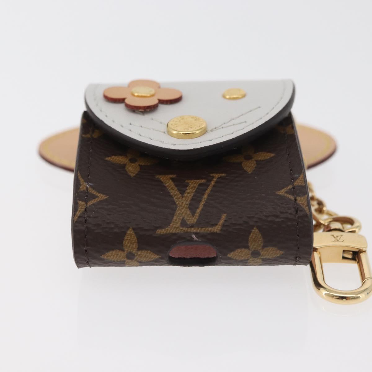 LOUIS VUITTON Monogram Etui Earphone Mouse Earphone Case GI0447 LV Auth 178997M