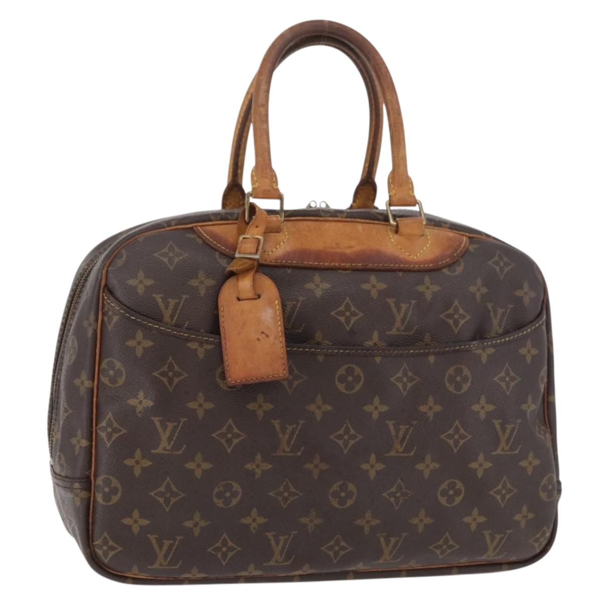 LOUIS VUITTON Monogram Deauville Hand Bag M47270 LV Auth 179015