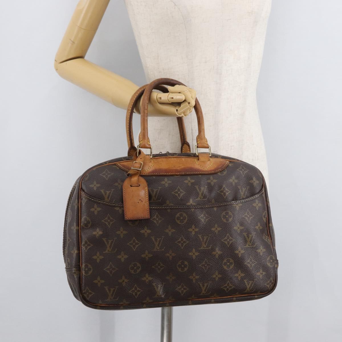 LOUIS VUITTON Monogram Deauville Hand Bag M47270 LV Auth 179015