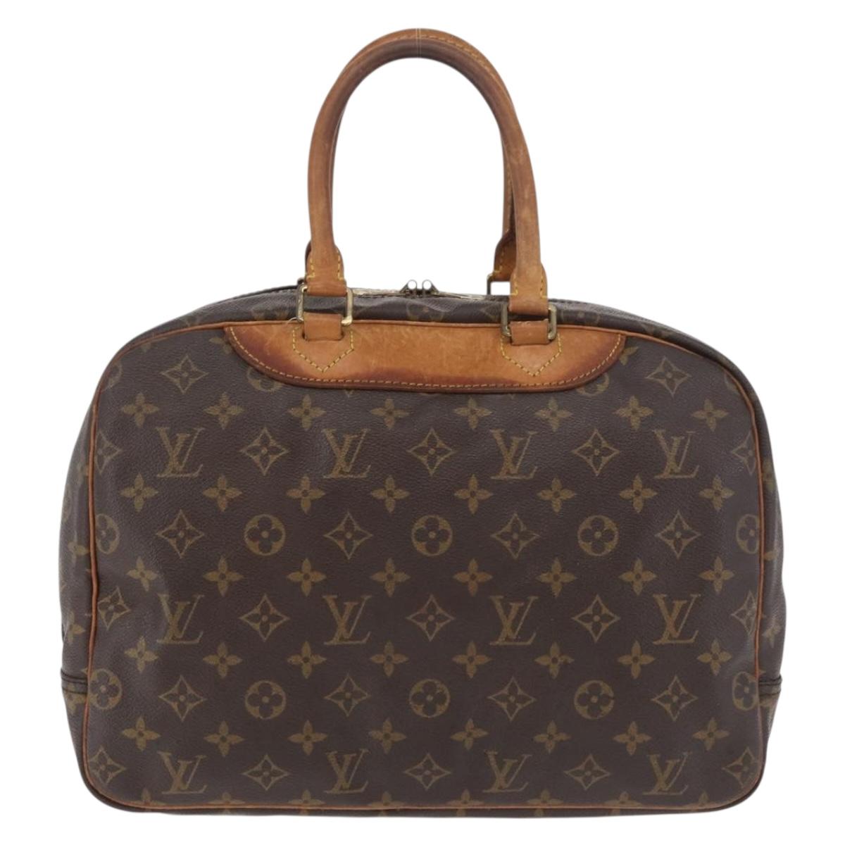 LOUIS VUITTON Monogram Deauville Hand Bag M47270 LV Auth 179015