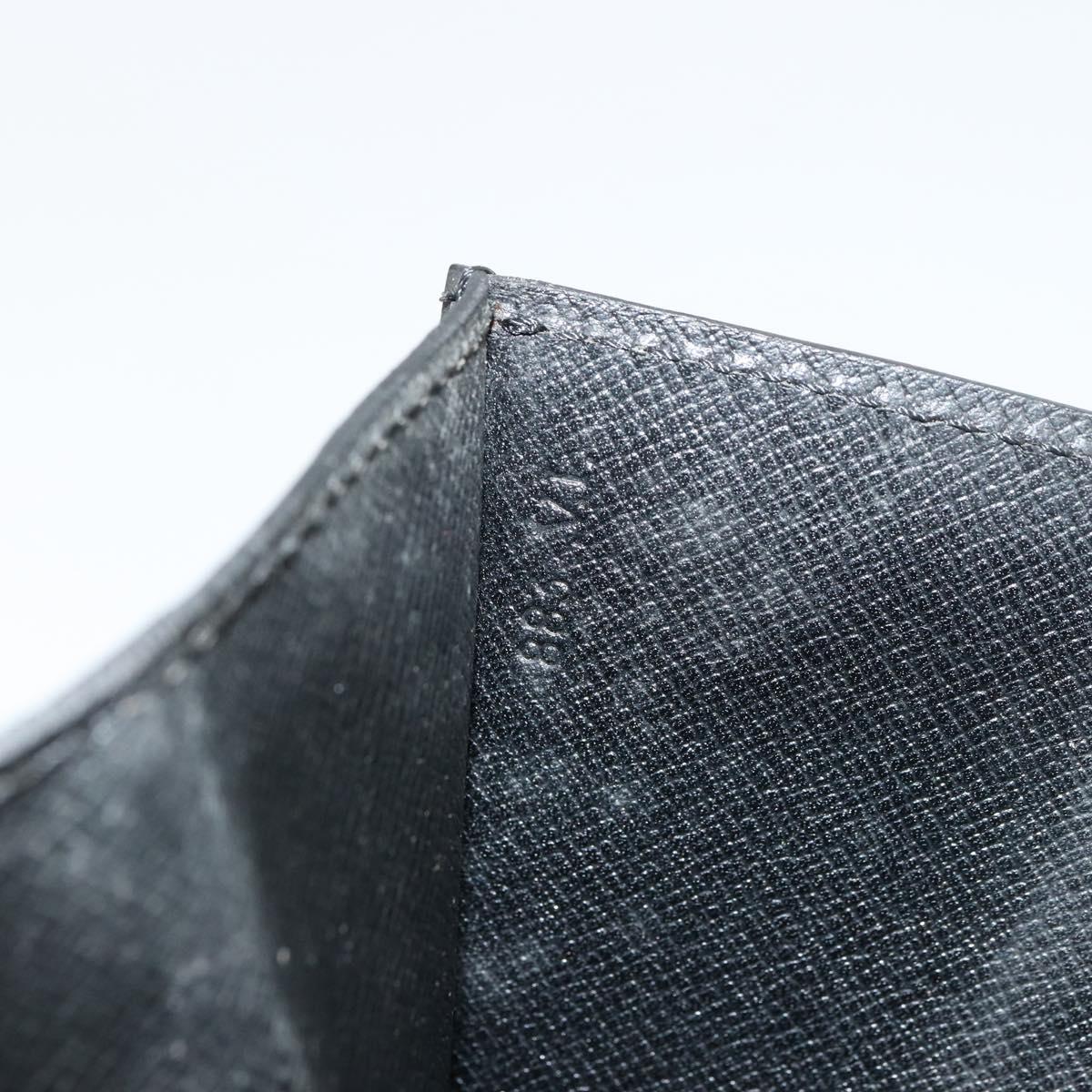 LOUIS VUITTON Epi Montaigne 27 Clutch Bag Black M52652 LV Auth 179016
