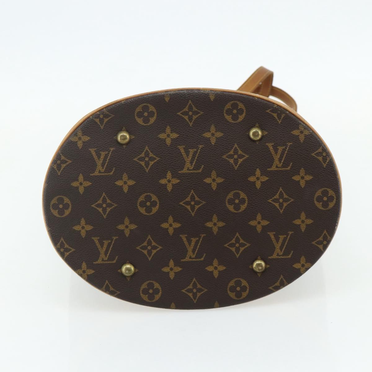 LOUIS VUITTON Monogram Bucket GM Shoulder Bag M42236 LV Auth 179022