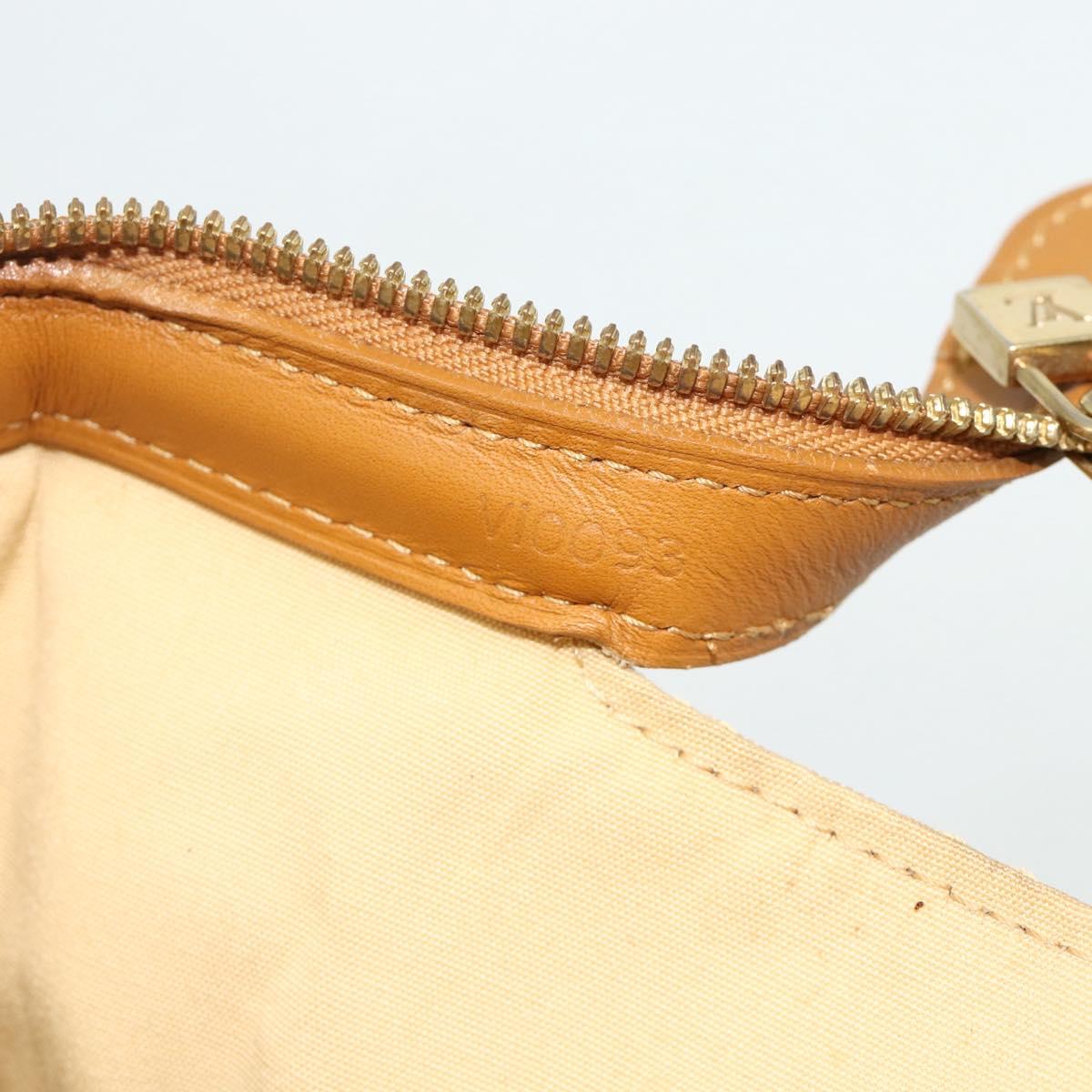 LOUIS VUITTON Monogram Mini Josephine GM Hand Bag Beige M92310 LV Auth 179024