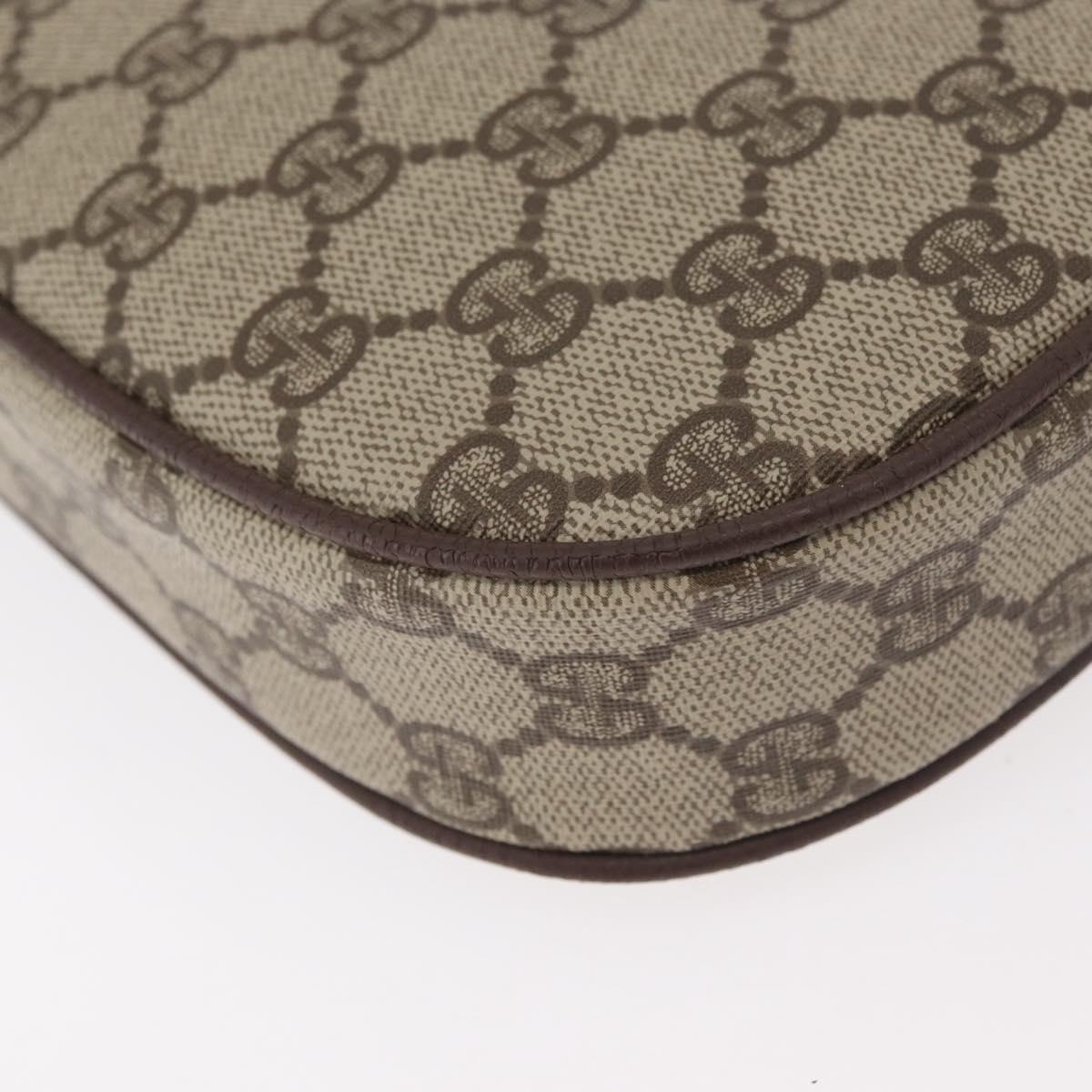 GUCCI GG Supreme Web Sherry Line Bag PVC Outlet 007 754 6112 4030 Auth 179036