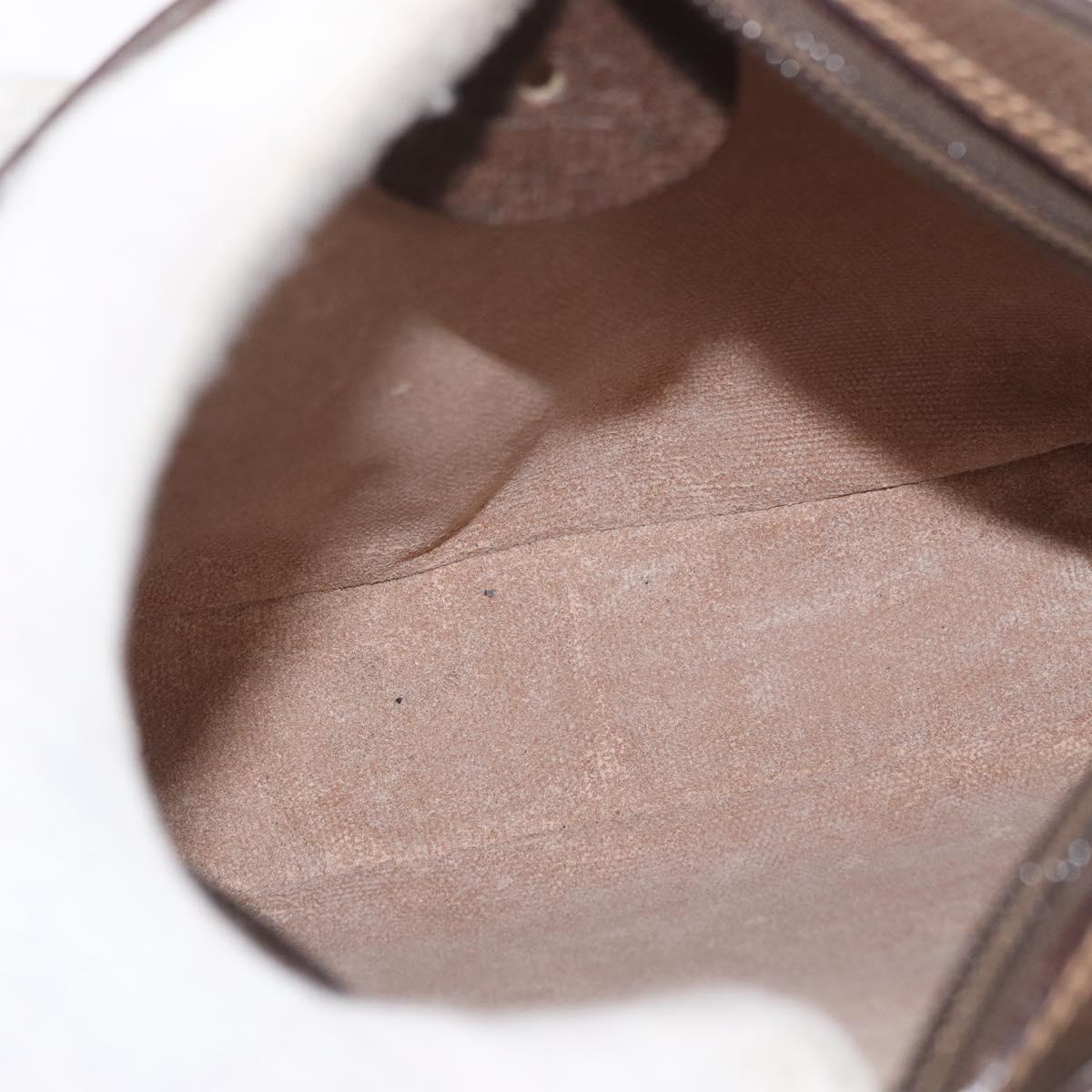GUCCI GG Supreme Web Sherry Line Bag PVC Outlet 007 754 6112 4030 Auth 179036