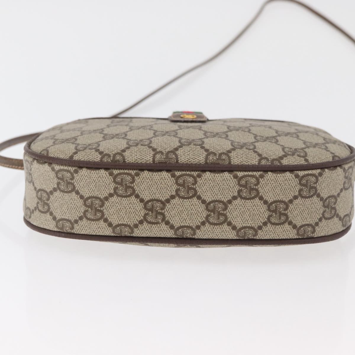 GUCCI GG Supreme Web Sherry Line Bag PVC Outlet 007 754 6112 4030 Auth 179036