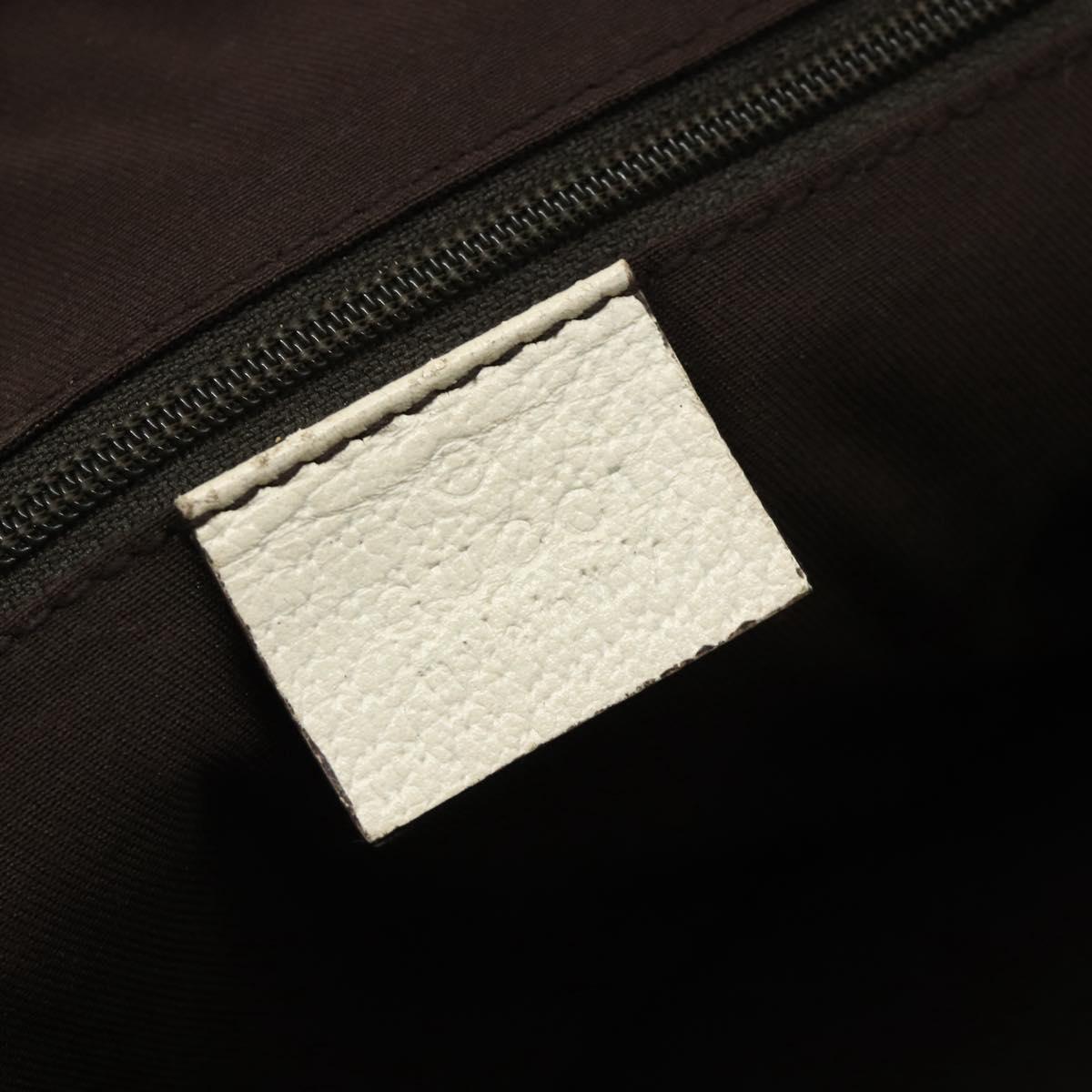 GUCCI GG Canvas Princey Web Sherry Line Bag Beige Gold 161720 Auth 179038A