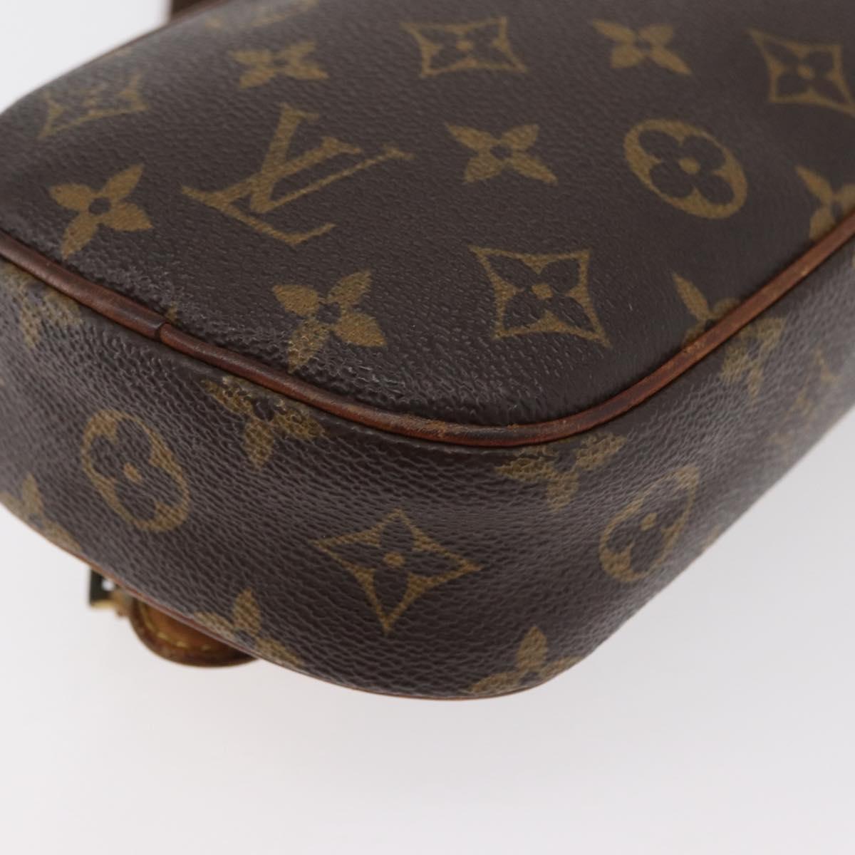 LOUIS VUITTON Monogram Pochette Gange Shoulder Bag M51870 LV Auth 179046