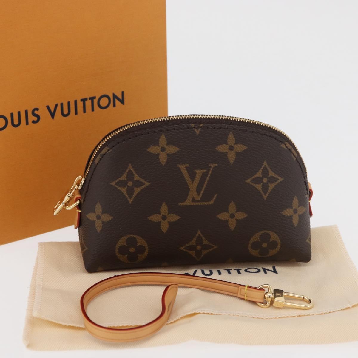 LOUIS VUITTON Monogram Cosmetic Purse Pouch M25653 LV Auth 179048SM