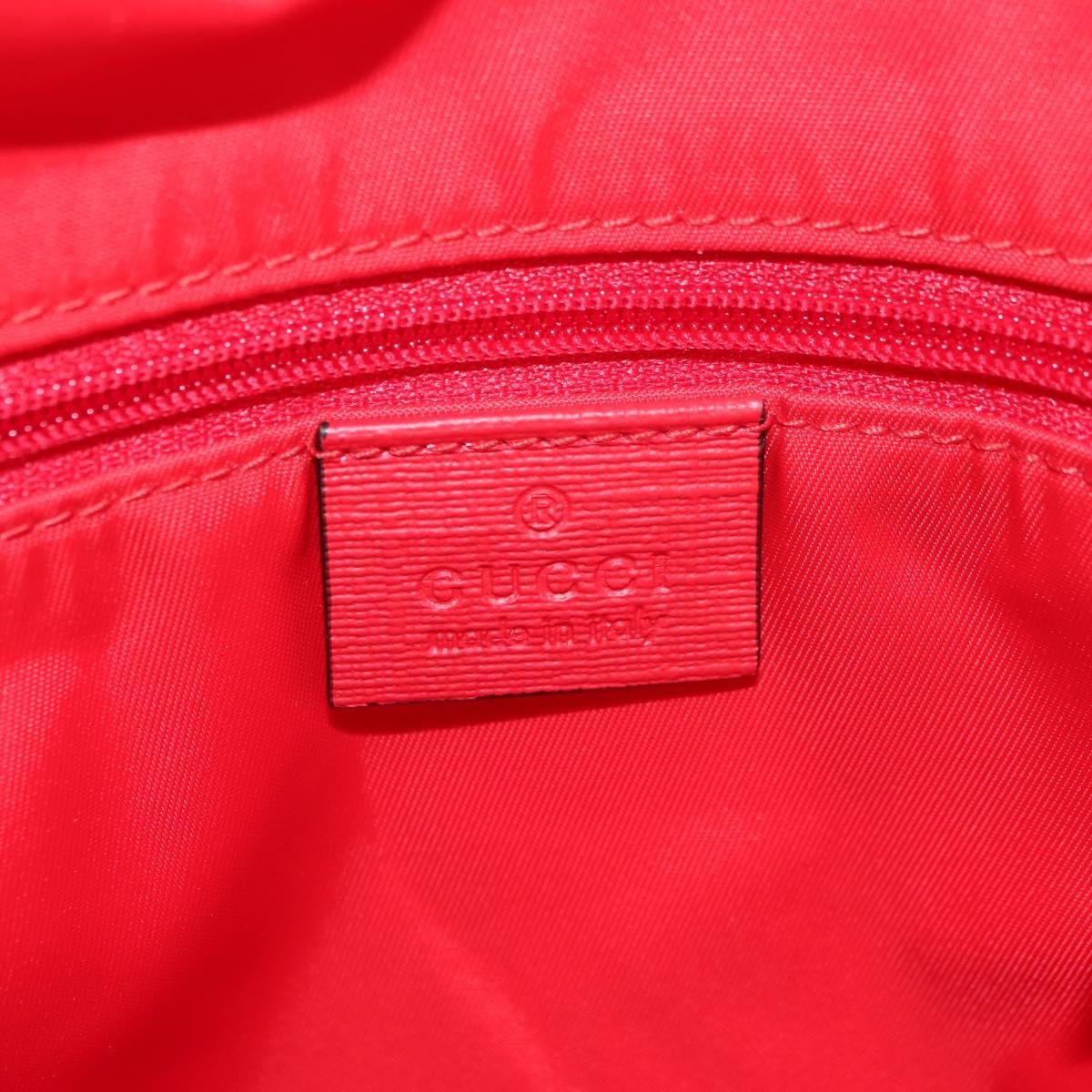 GUCCI Children's Higuchi Yuko Backpack PVC Silver Red 271327 Auth 179050SAM