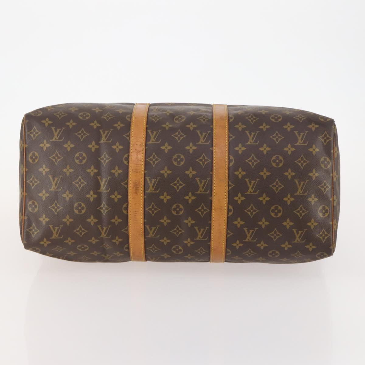 LOUIS VUITTON Monogram Keepall 50 Boston Bag M41426 LV Auth 179056