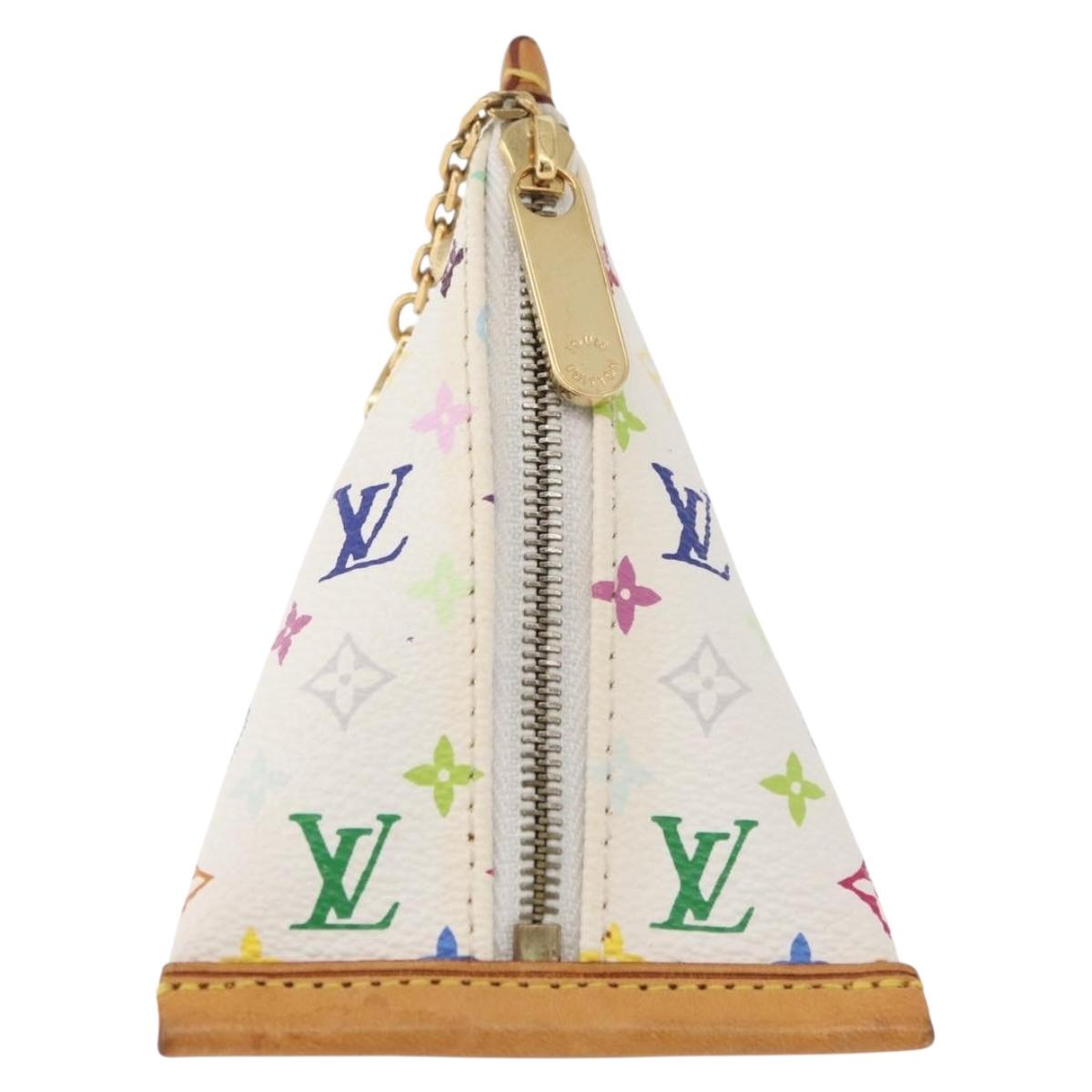 LOUIS VUITTON Monogram Multicolor Berlango Purse White M58028 LV Auth 179065V