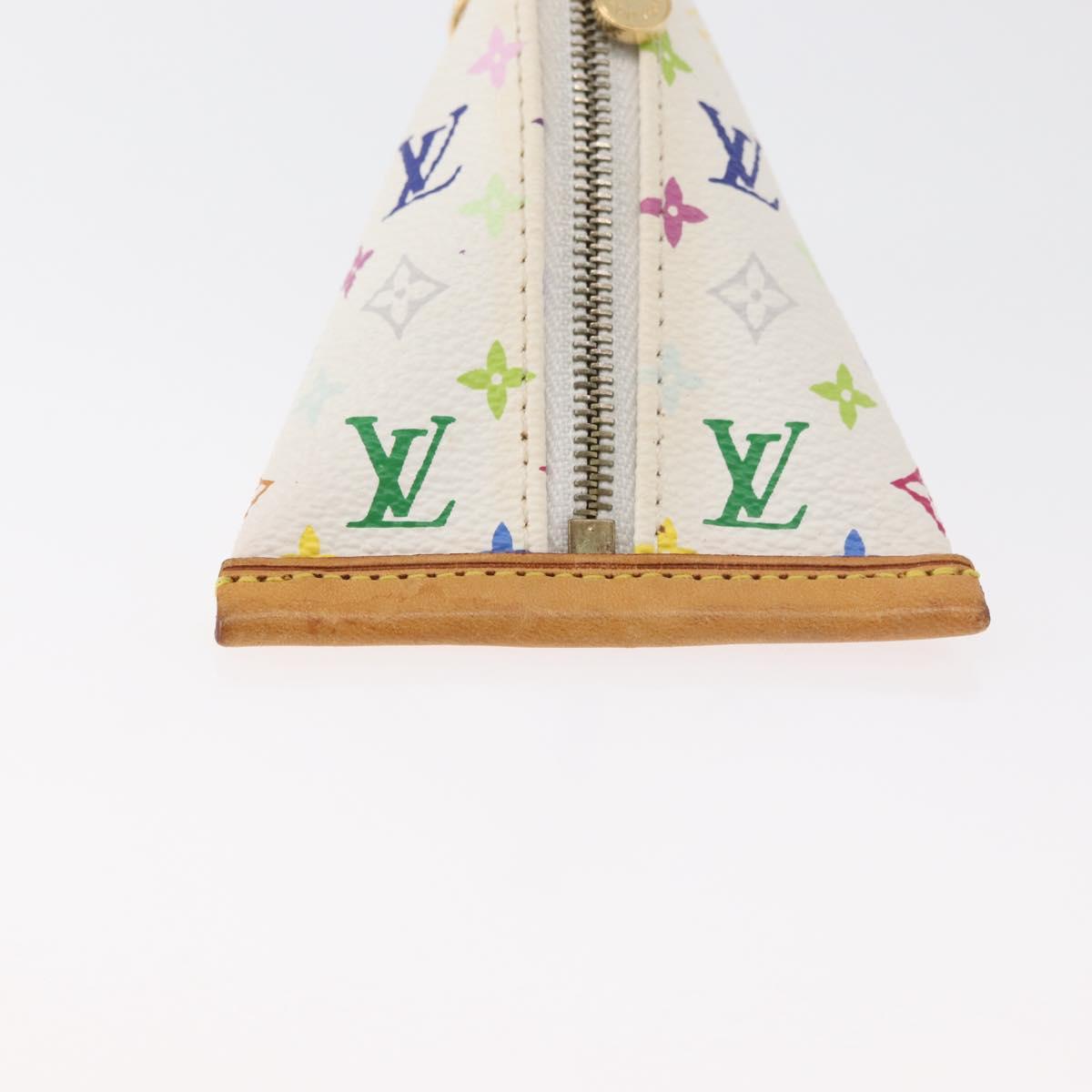 LOUIS VUITTON Monogram Multicolor Berlango Purse White M58028 LV Auth 179065V