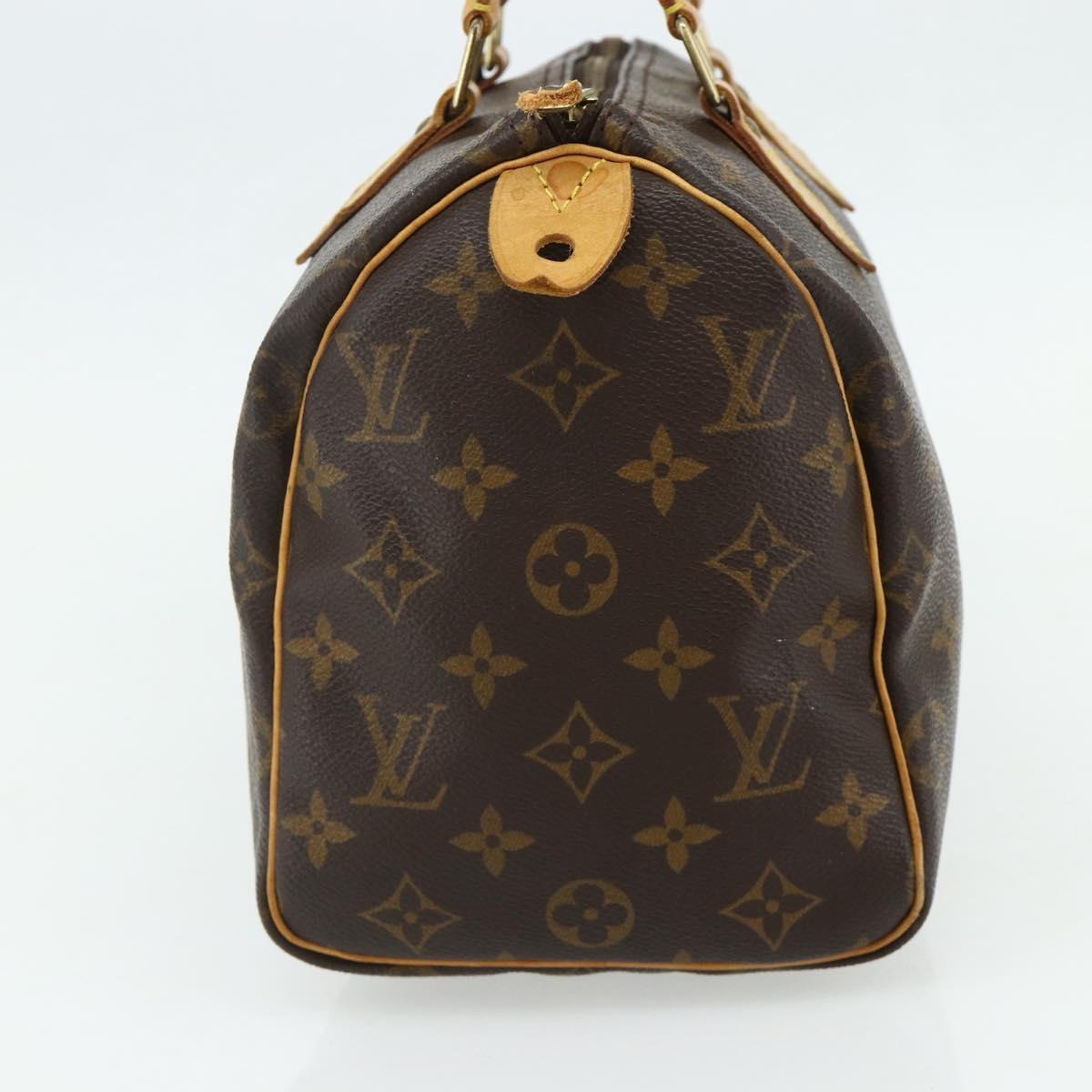 LOUIS VUITTON Monogram Speedy 25 Hand Bag M41528 LV Auth 179068