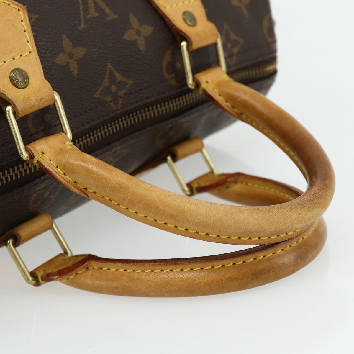 LOUIS VUITTON Monogram Speedy 25 Hand Bag M41528 LV Auth 179068