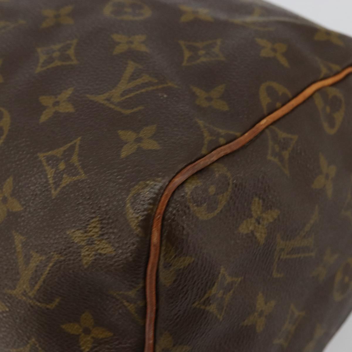 LOUIS VUITTON Monogram Speedy 30 Hand Bag M41526 LV Auth 179095