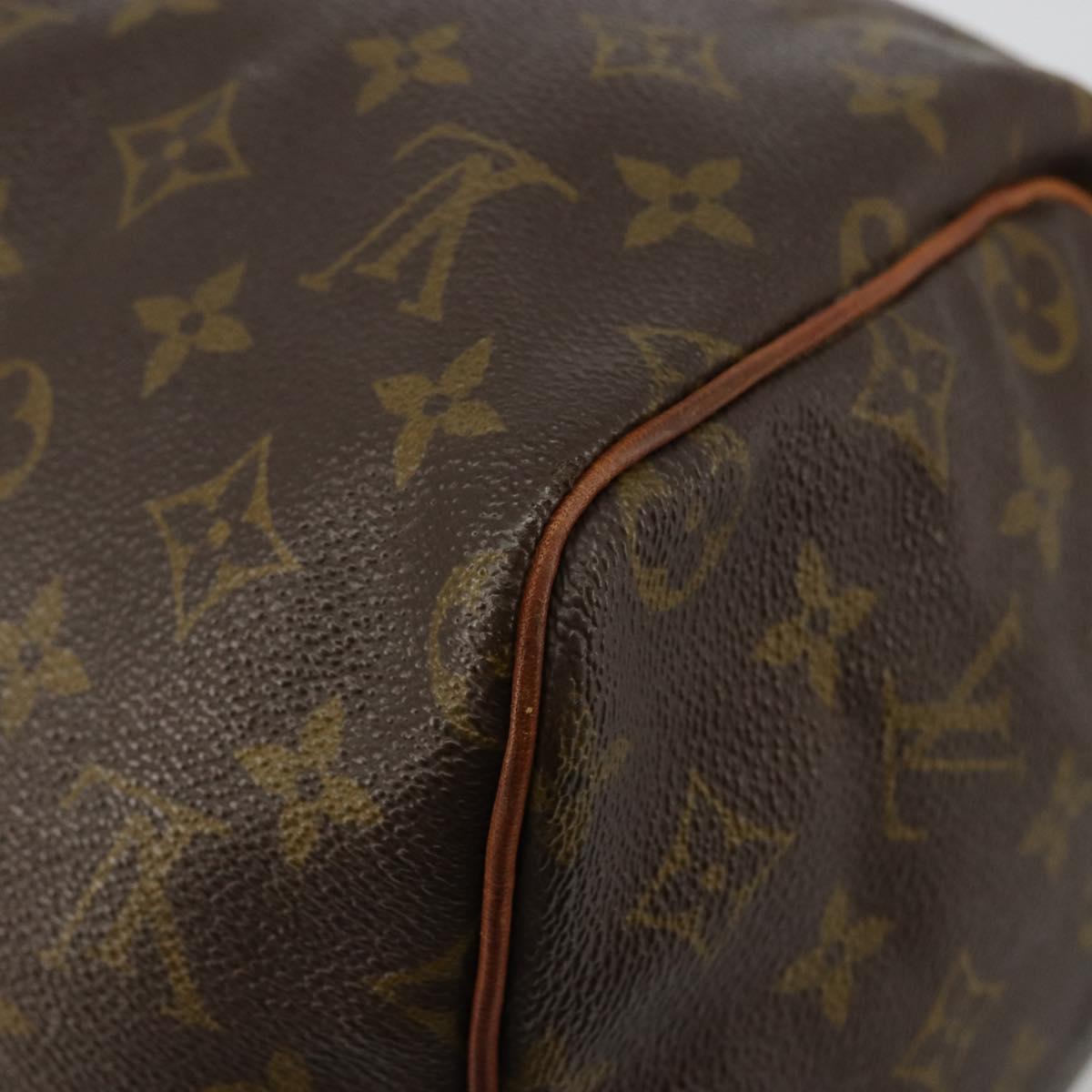 LOUIS VUITTON Monogram Speedy 30 Hand Bag M41526 LV Auth 179095