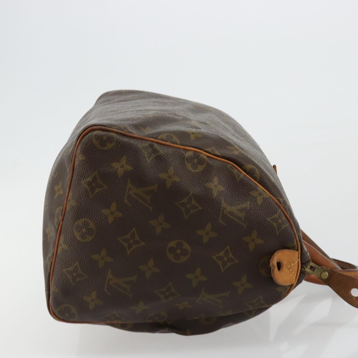 LOUIS VUITTON Monogram Speedy 30 Hand Bag M41526 LV Auth 179095