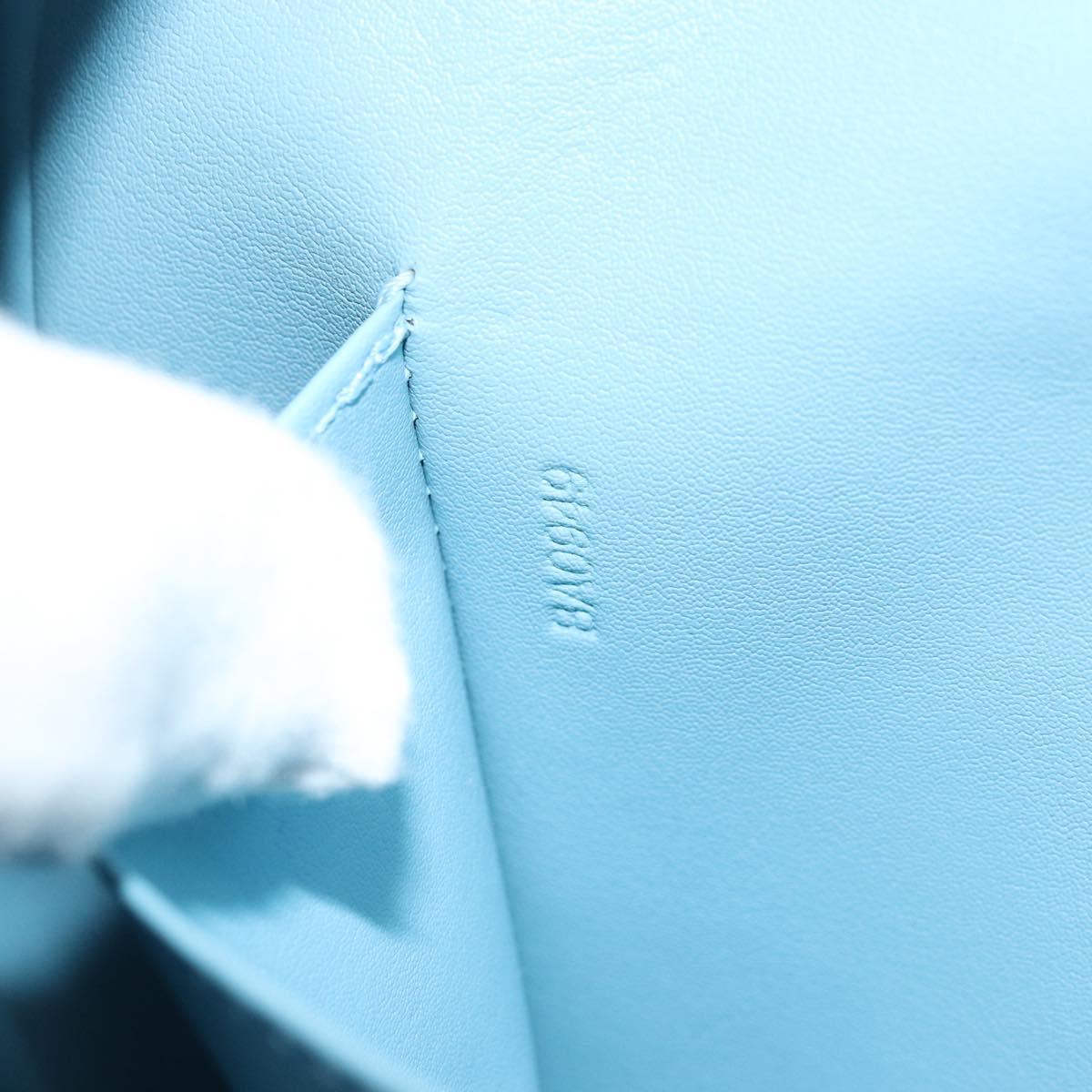 LOUIS VUITTON Monogram Vernis Thompson Street Bag Baby Blue M91009 Auth 179097