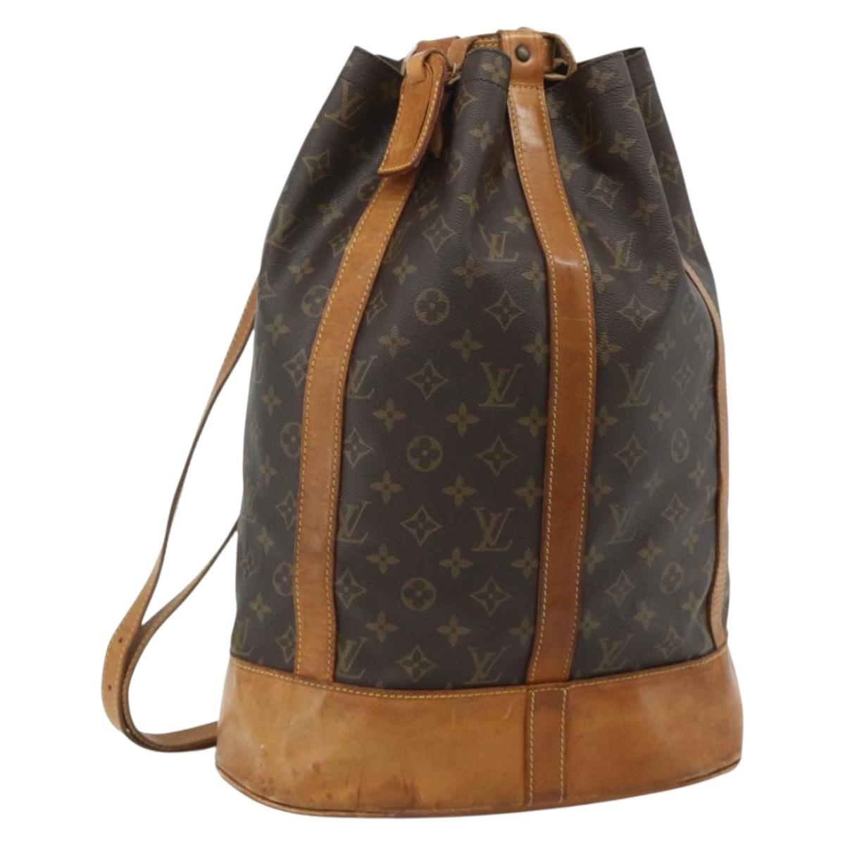 LOUIS VUITTON Monogram Randonnee GM Shoulder Bag M42244 LV Auth 179108