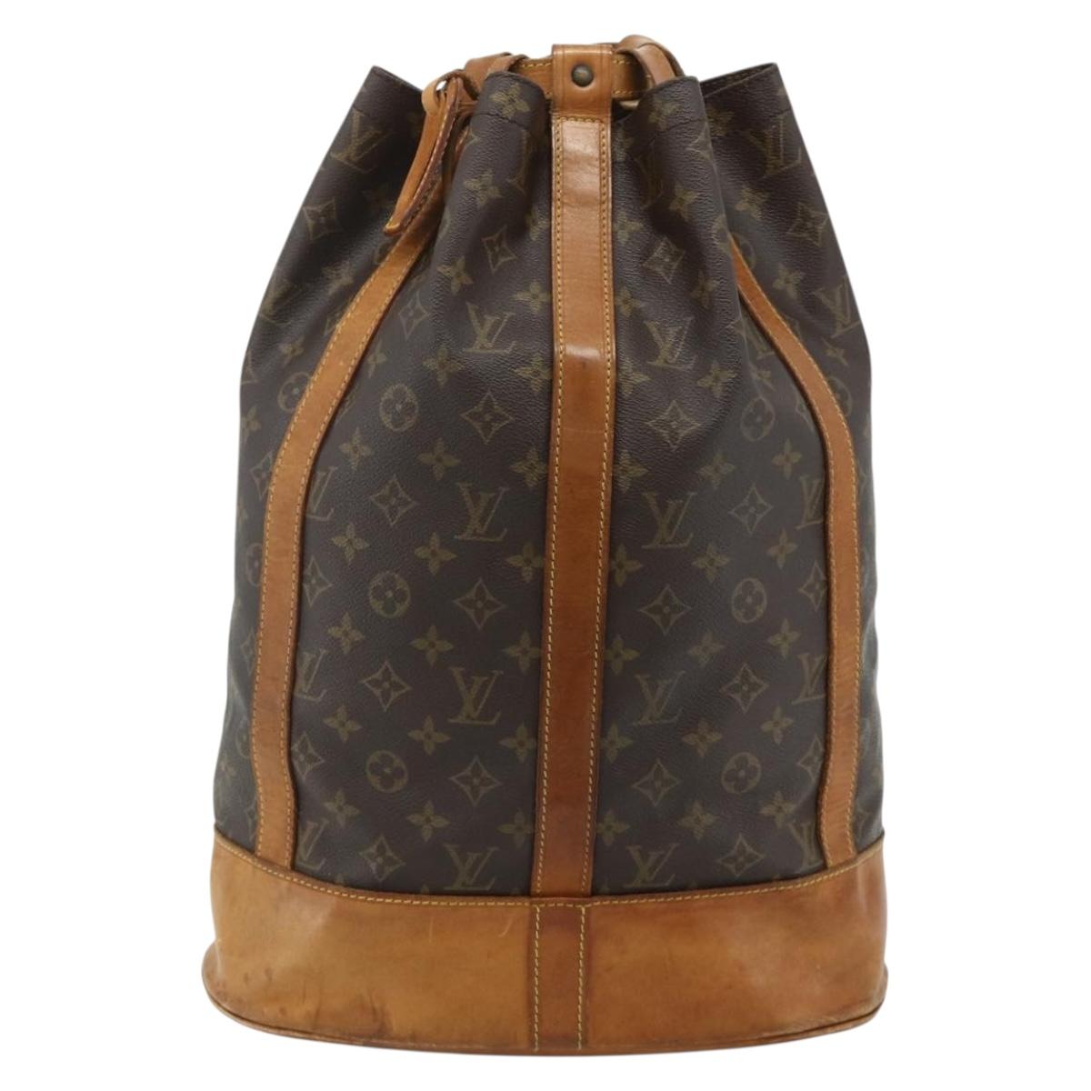 LOUIS VUITTON Monogram Randonnee GM Shoulder Bag M42244 LV Auth 179108