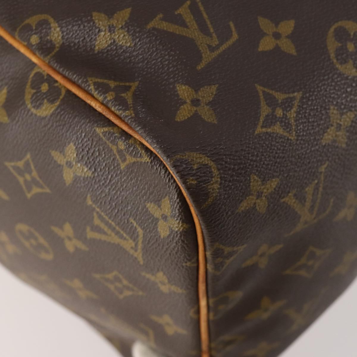 LOUIS VUITTON Monogram Sac Souple 55 Boston Bag M41622 LV Auth 179110