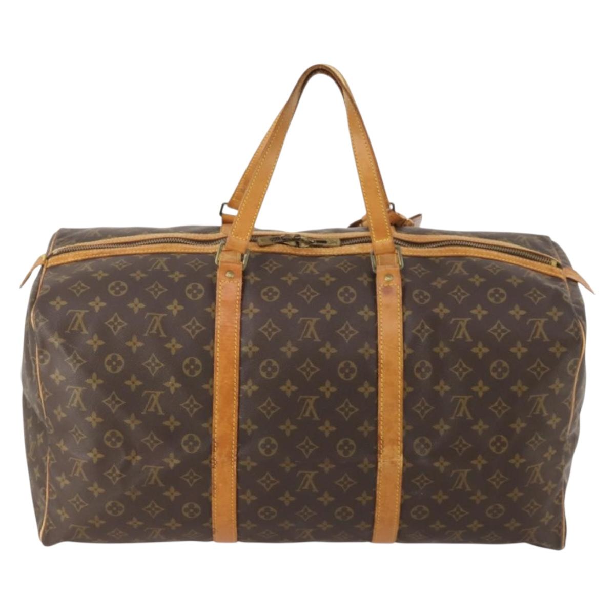LOUIS VUITTON Monogram Sac Souple 55 Boston Bag M41622 LV Auth 179110