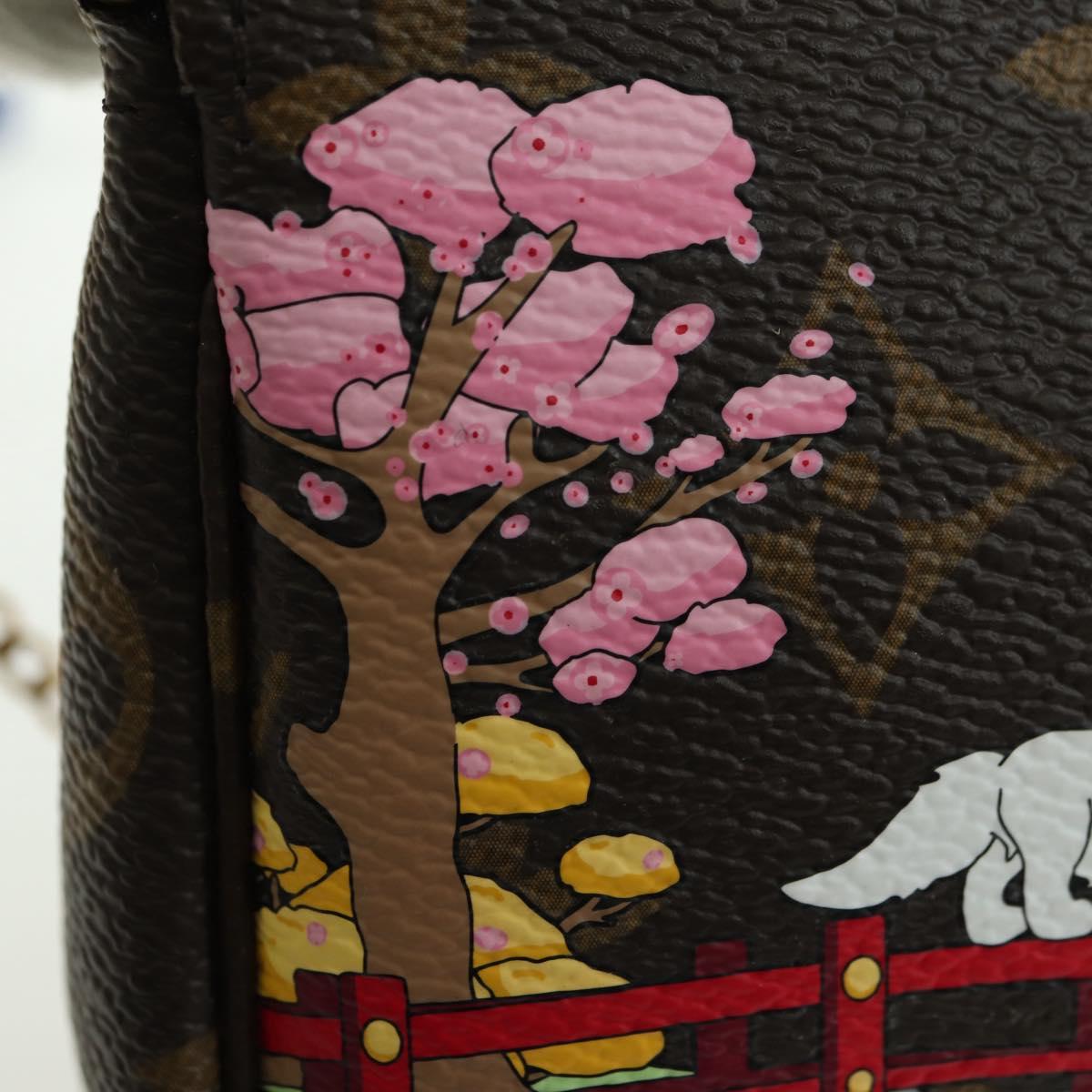 LOUIS VUITTON Vivienne Mini Pochette Accessoires Pouch M45905 LV Auth 179113SM