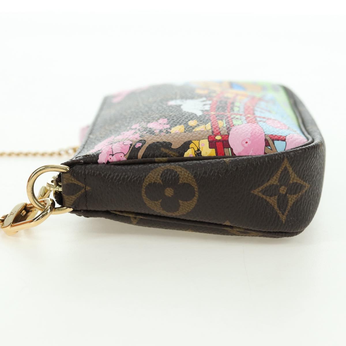 LOUIS VUITTON Vivienne Mini Pochette Accessoires Pouch M45905 LV Auth 179113SM