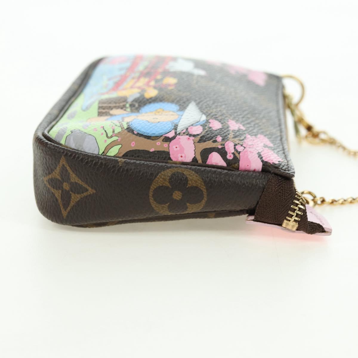 LOUIS VUITTON Vivienne Mini Pochette Accessoires Pouch M45905 LV Auth 179113SM