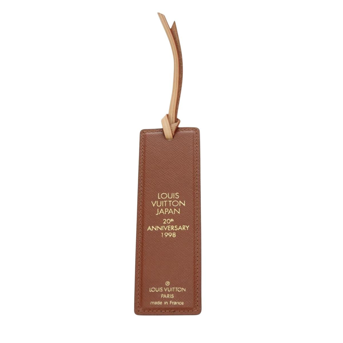 LOUIS VUITTON Monogram Book Marker Bookmark 20th Anniversary LV Auth 179114V