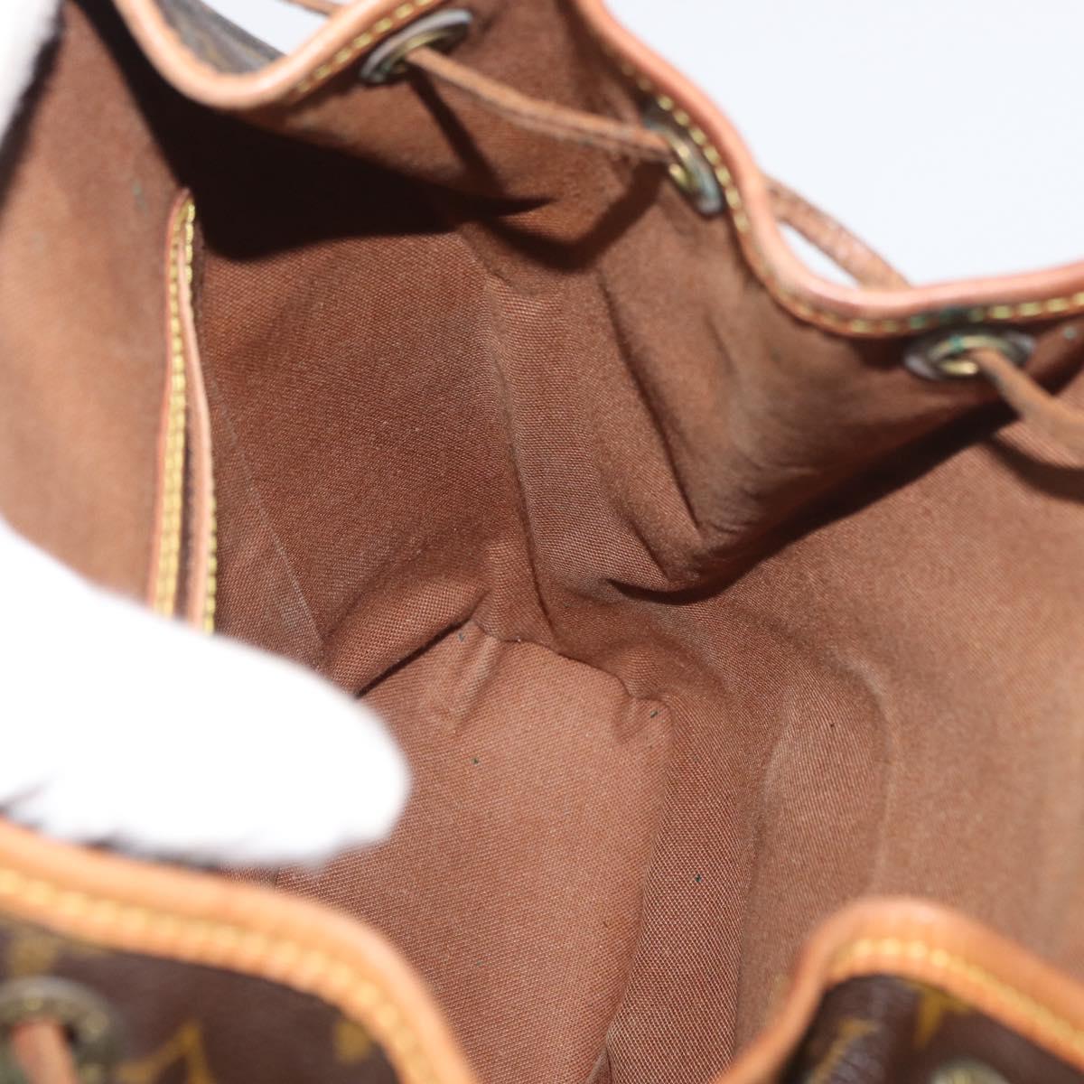 LOUIS VUITTON Monogram Montsouris MM Backpack M51136 LV Auth 179123