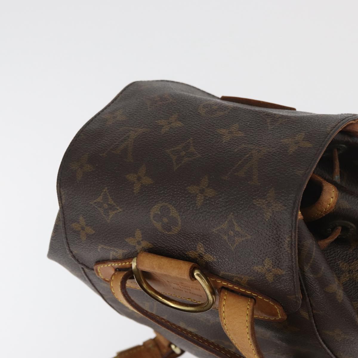LOUIS VUITTON Monogram Montsouris MM Backpack M51136 LV Auth 179123