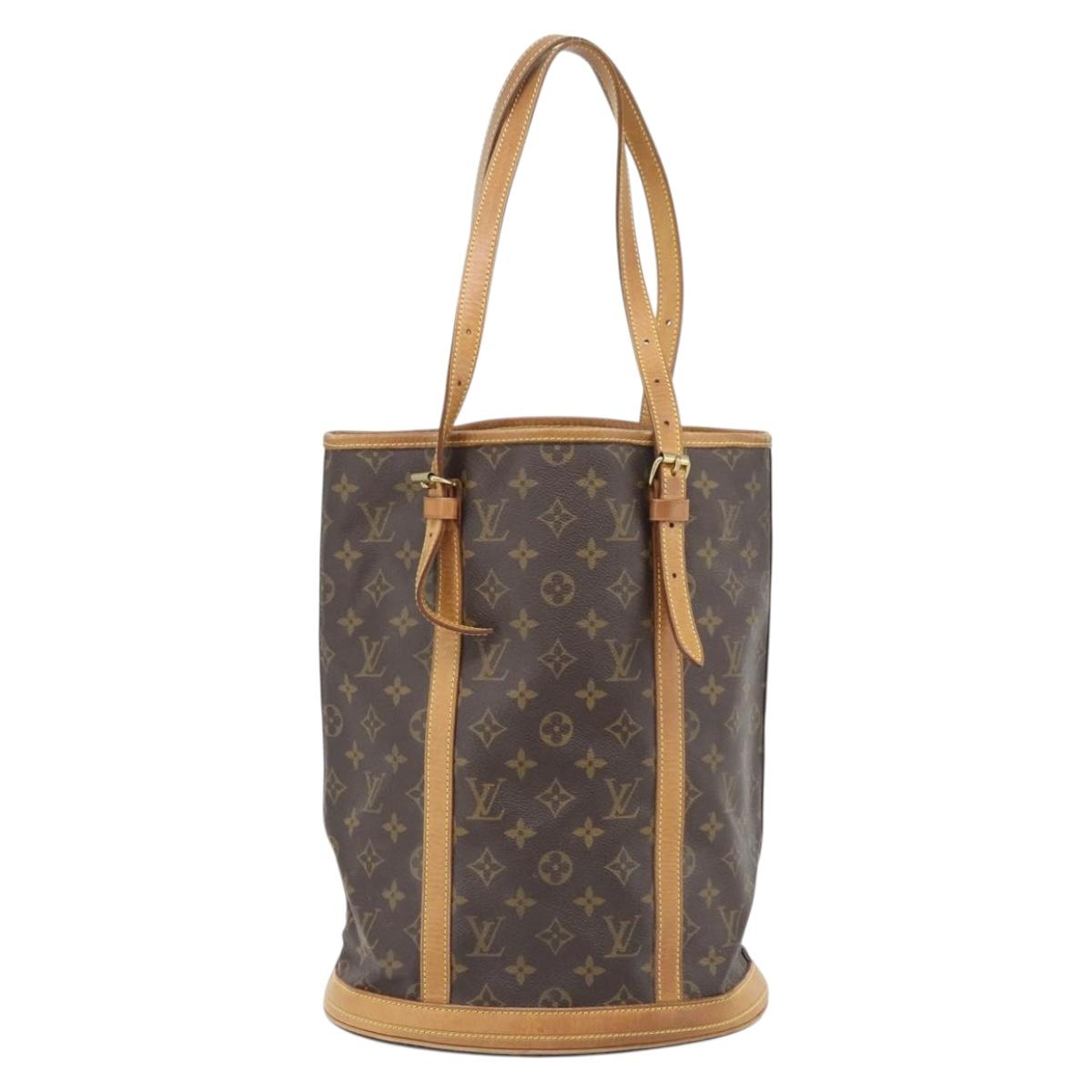 LOUIS VUITTON Monogram Bucket GM Shoulder Bag M42236 LV Auth 179124