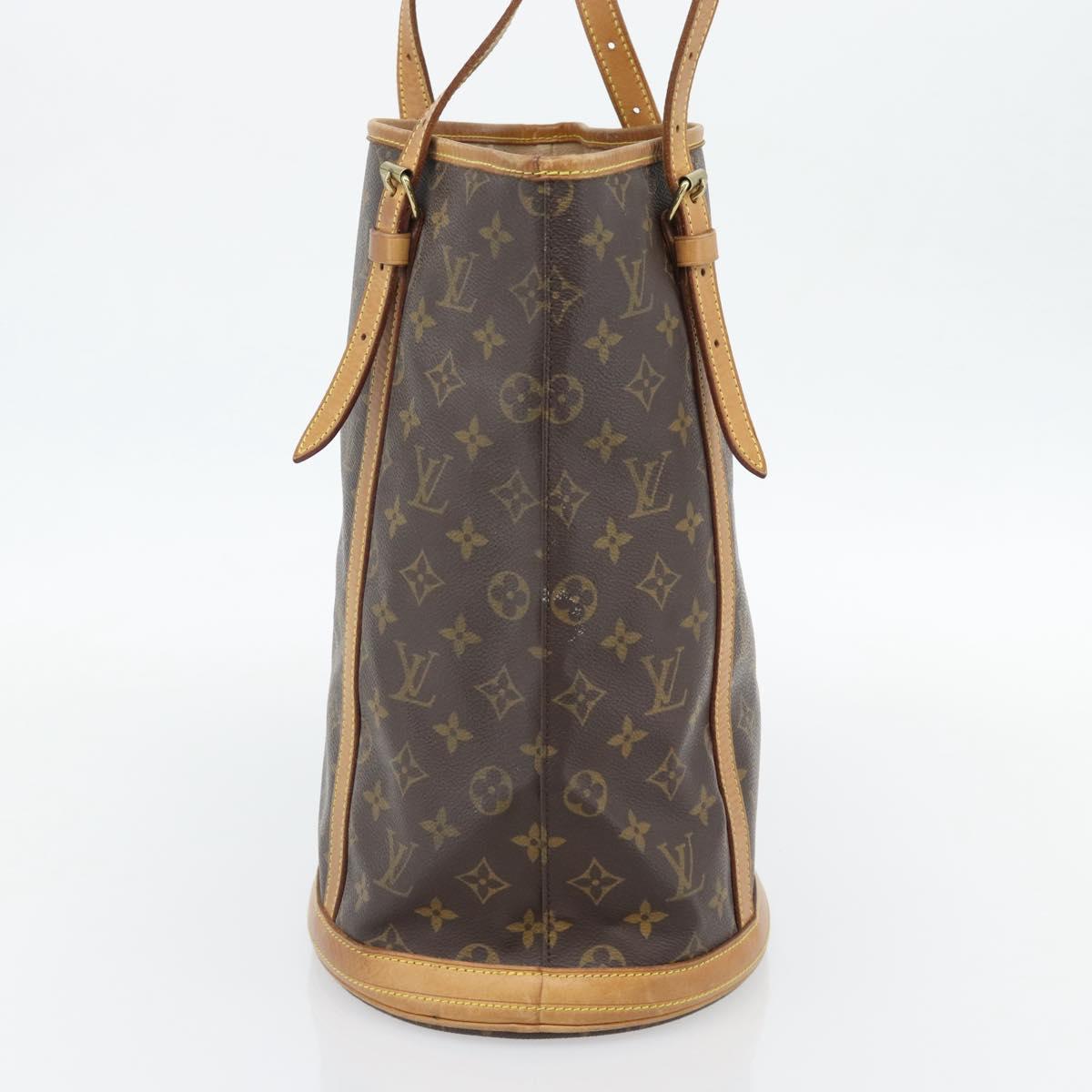 LOUIS VUITTON Monogram Bucket GM Shoulder Bag M42236 LV Auth 179124