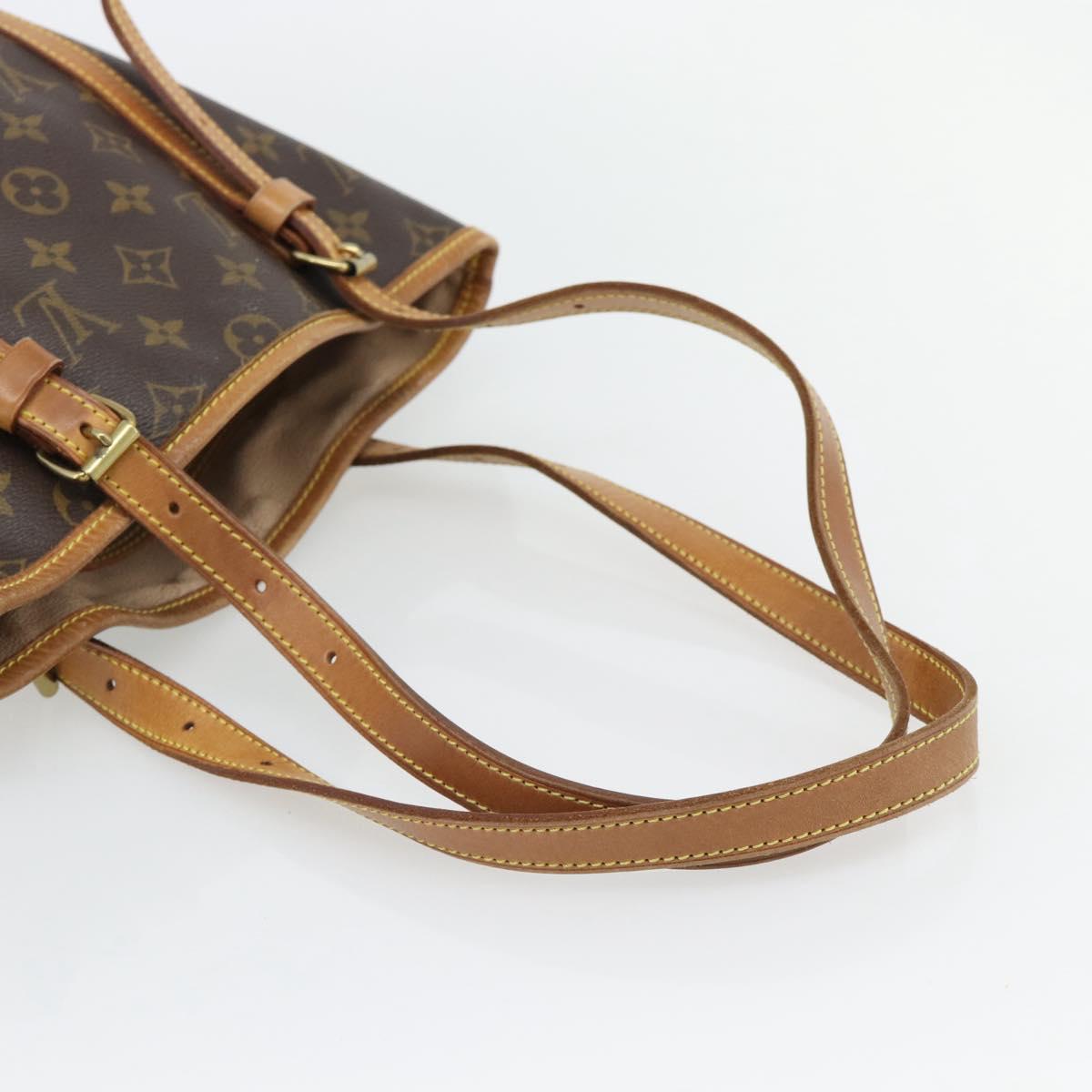 LOUIS VUITTON Monogram Bucket GM Shoulder Bag M42236 LV Auth 179124