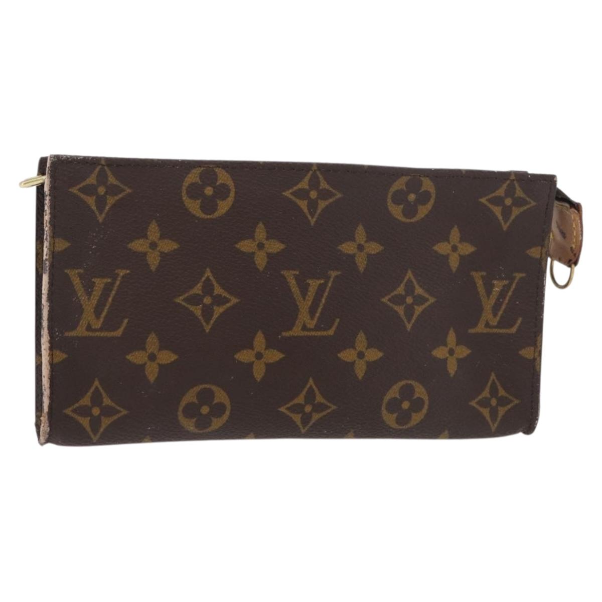 LOUIS VUITTON Monogram Bucket GM Accessory Pouch LV Auth 179125