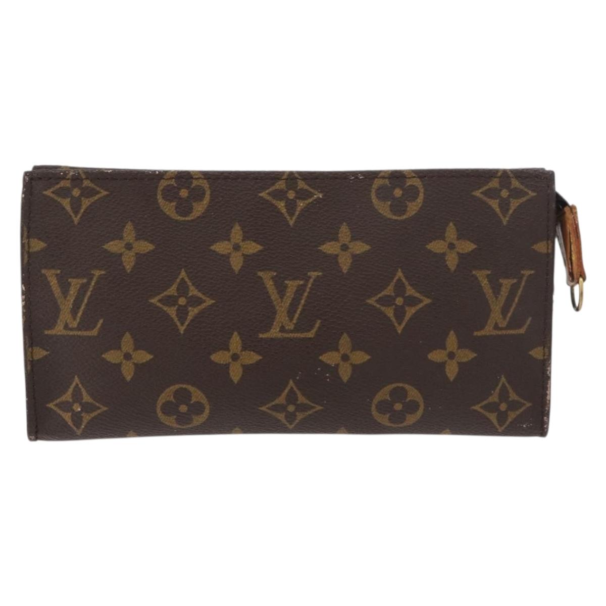 LOUIS VUITTON Monogram Bucket GM Accessory Pouch LV Auth 179129