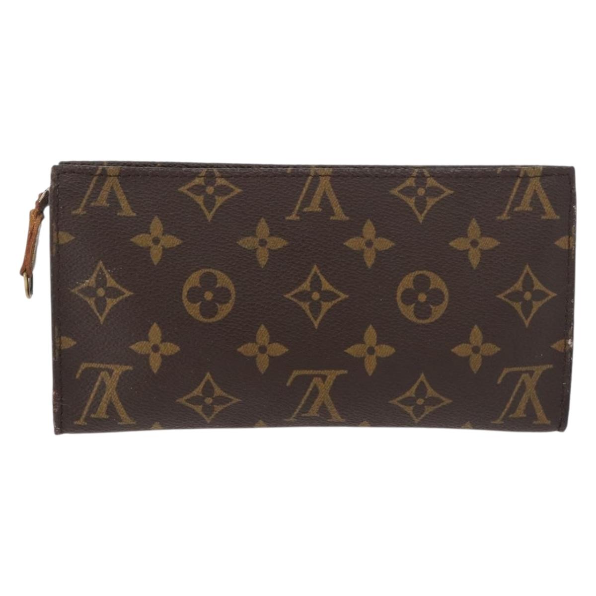 LOUIS VUITTON Monogram Bucket GM Accessory Pouch LV Auth 179129