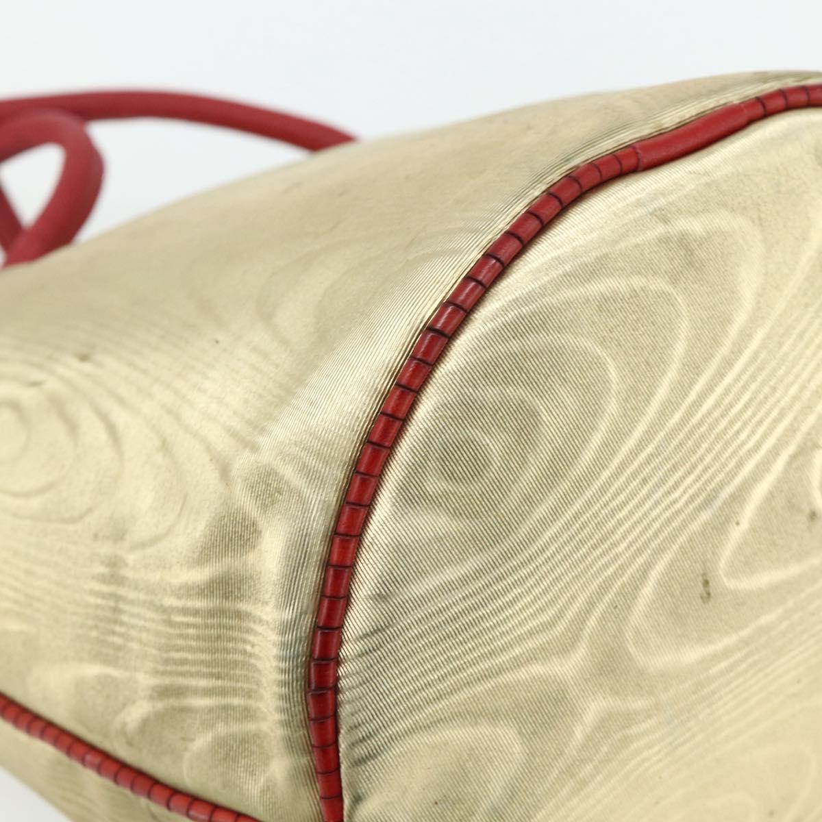 LOEWE Tote Bag Nylon Gold Auth 179154A