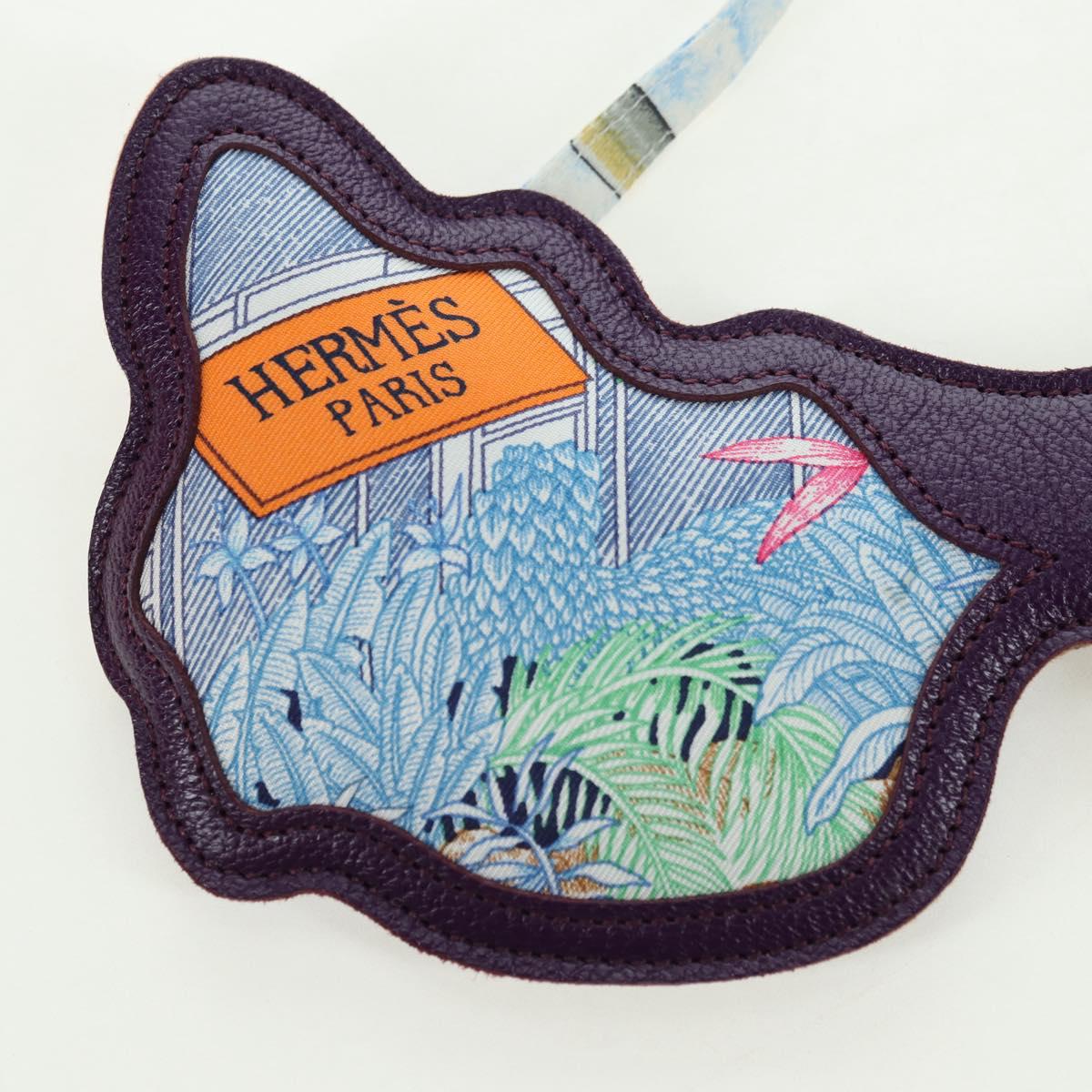 HERMES Eye Mask Silk Blue Auth 179161V