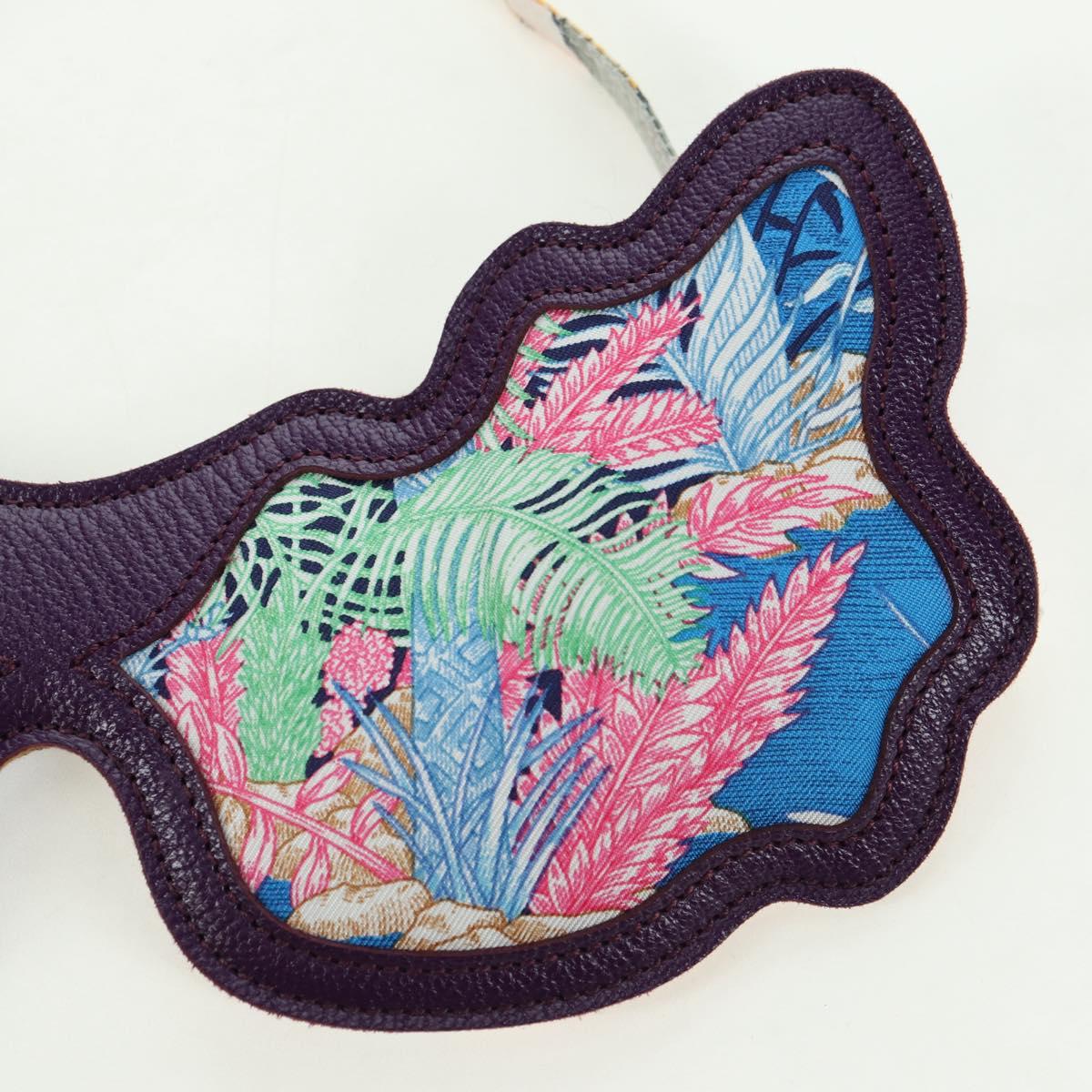 HERMES Eye Mask Silk Blue Auth 179161V