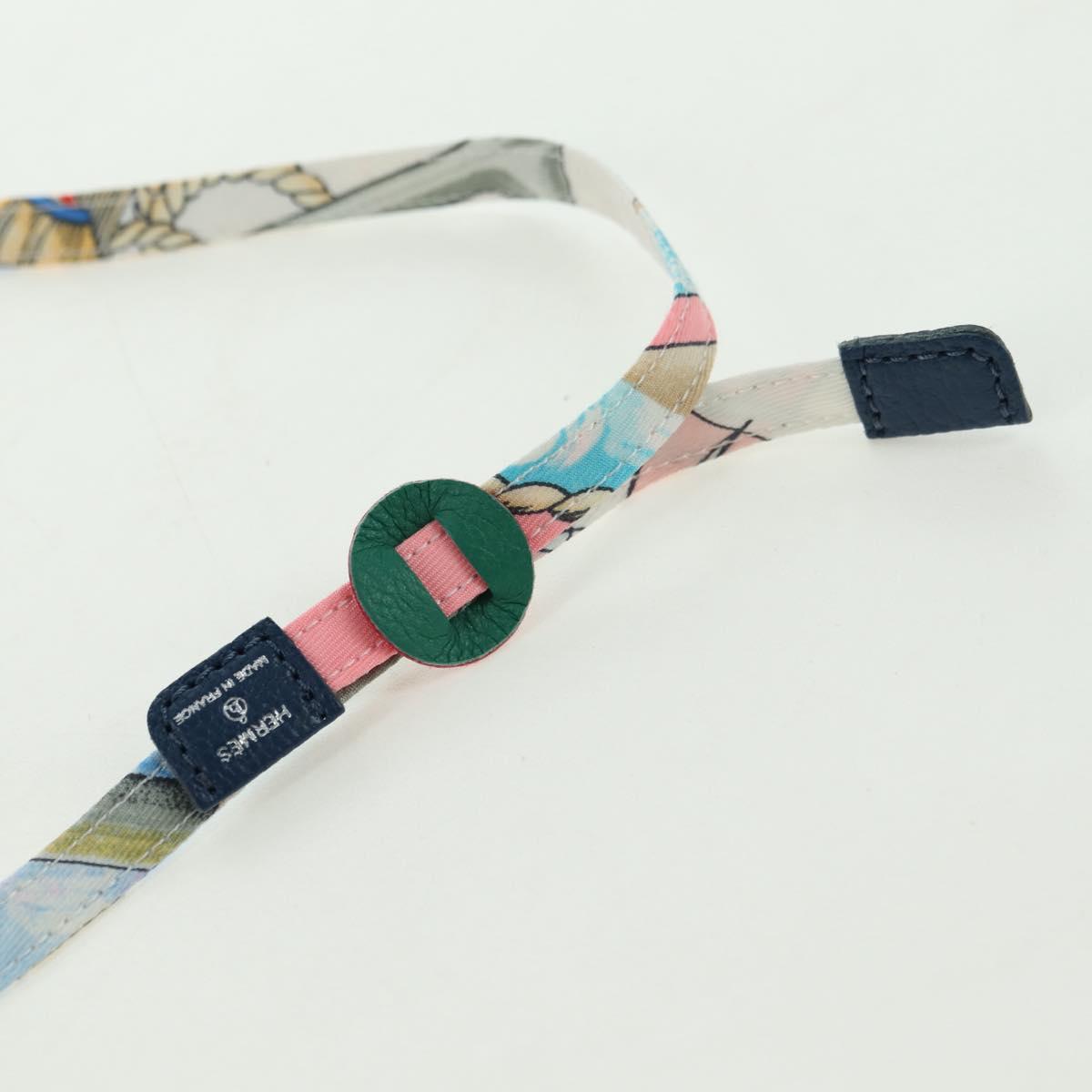 HERMES Eye Mask Silk Blue Auth 179161V