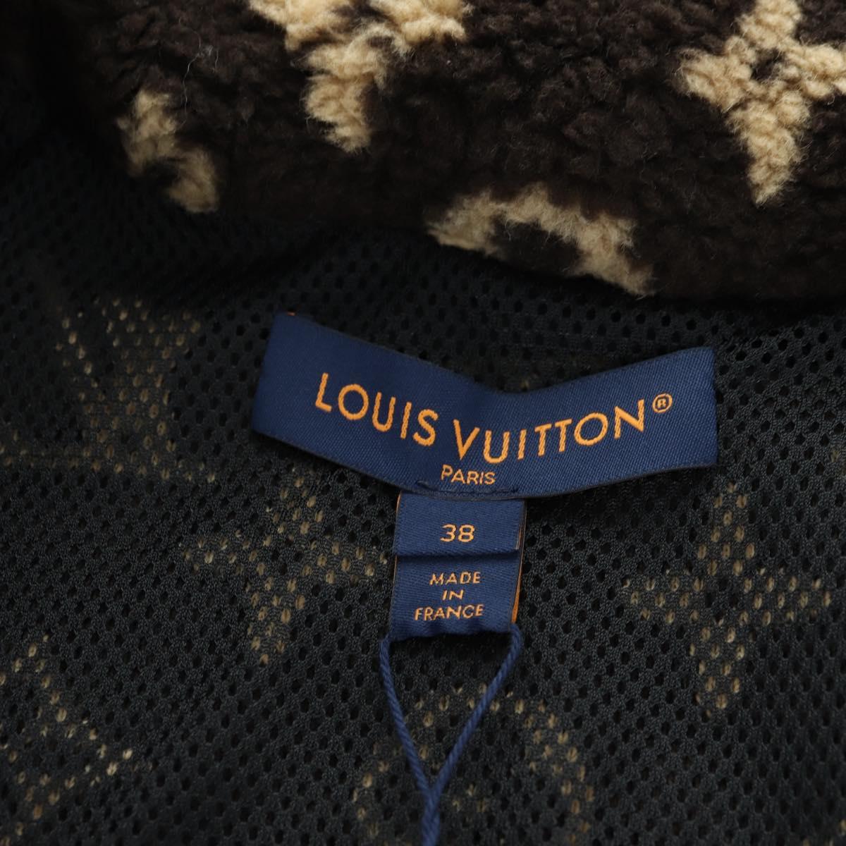 LOUIS VUITTON Monogram Bore Jacket 23SS Brown LV Auth 179166SAM
