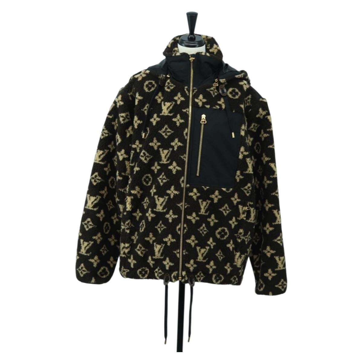 LOUIS VUITTON Monogram Bore Jacket 23SS Brown LV Auth 179166SAM