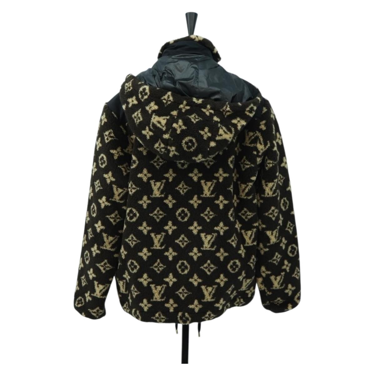 LOUIS VUITTON Monogram Bore Jacket 23SS Brown LV Auth 179166SAM