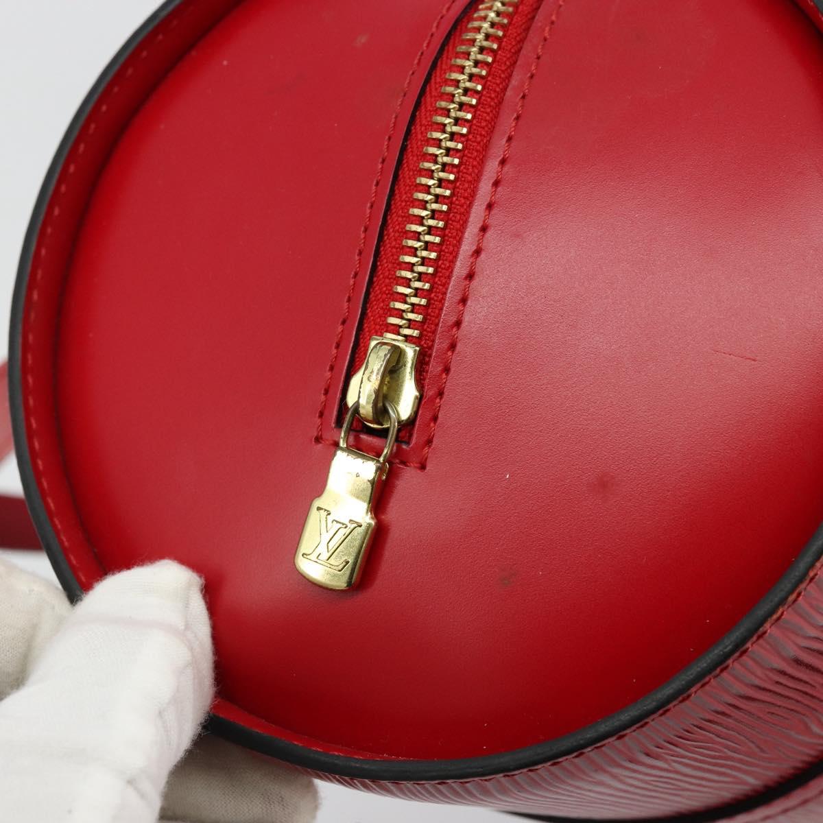 LOUIS VUITTON Epi Soufflot Hand Bag Red M52227 LV Auth 179175
