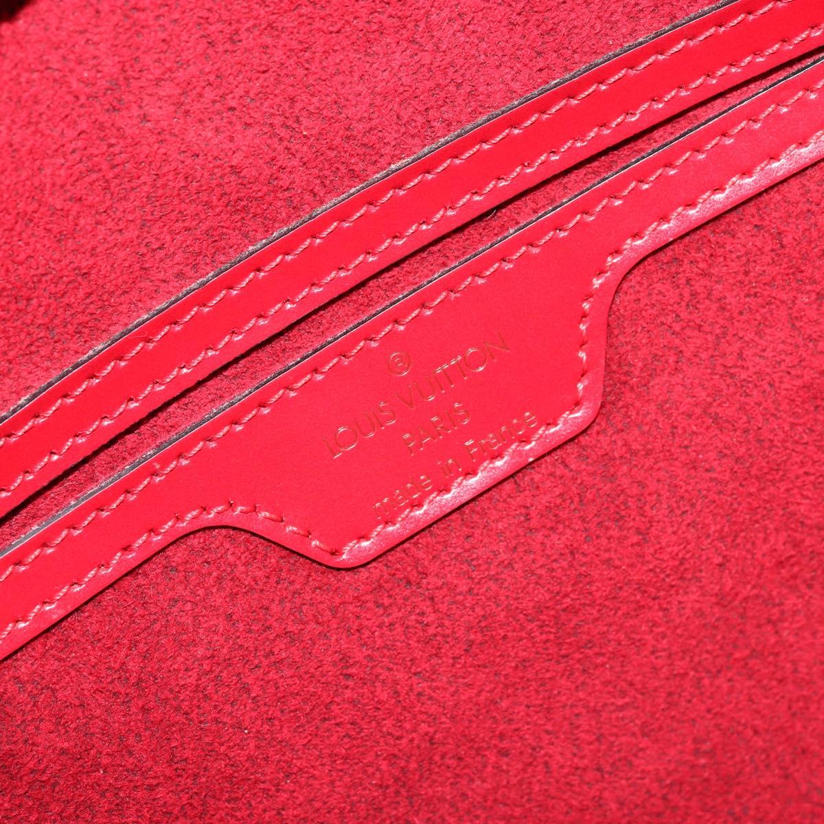 LOUIS VUITTON Epi Soufflot Hand Bag Red M52227 LV Auth 179175
