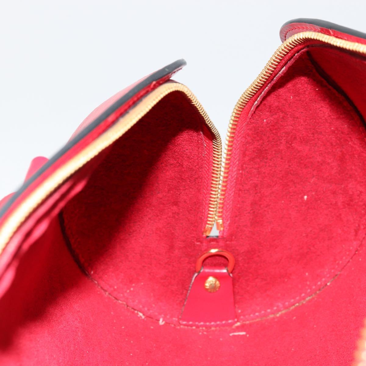 LOUIS VUITTON Epi Soufflot Hand Bag Red M52227 LV Auth 179175