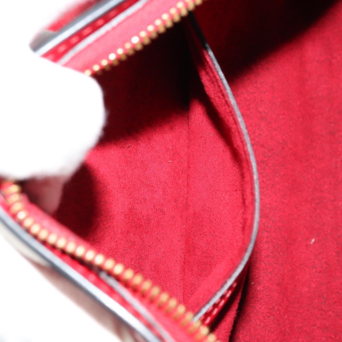 LOUIS VUITTON Epi Soufflot Hand Bag Red M52227 LV Auth 179175